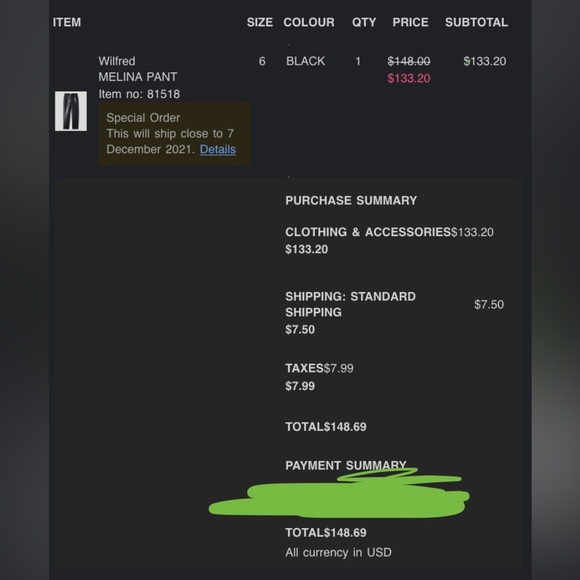 Melina Pants from Aritzia - Picture 6 of 7